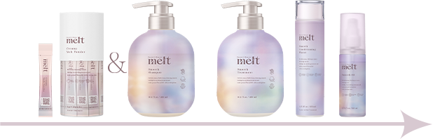 休みながら美しく meltの休息美容体験